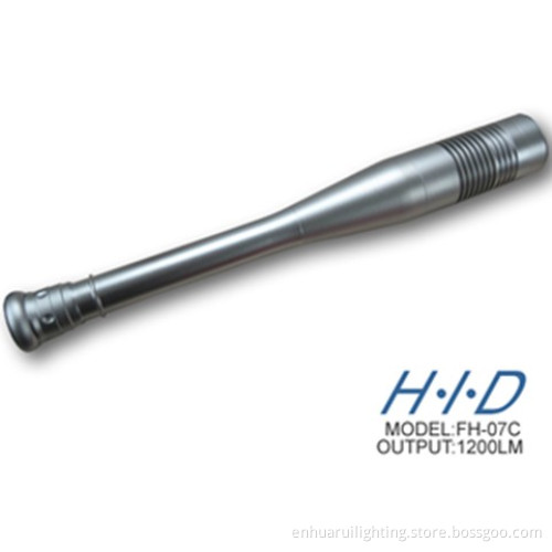 Rechargeable 28W/35W Dual Power HID Baseball Flashlight (FH07)